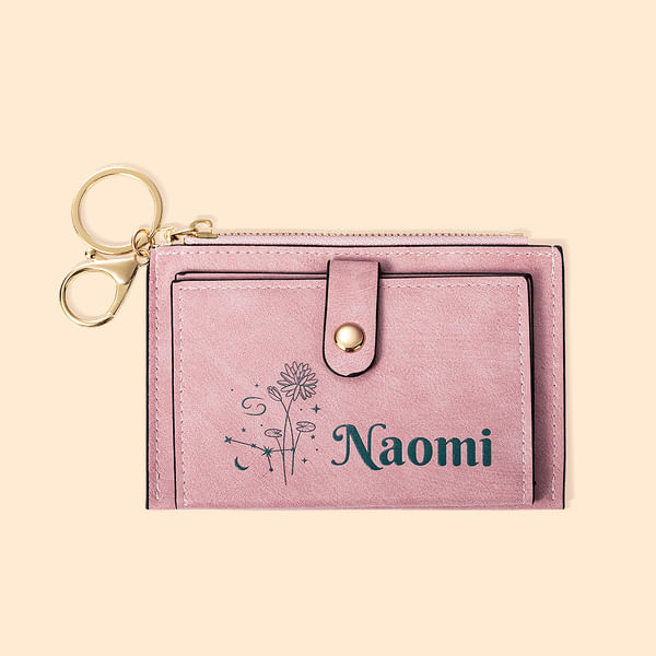 Konfirmation Sponsor Geschenk | Gravierte Brieftaschenkarte "May God Bless You" | Für Frauen, Aus Edelstahl