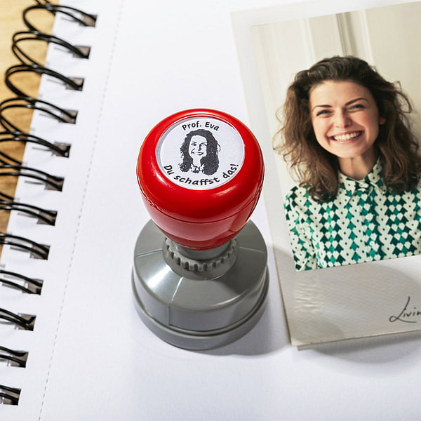 Selbstfärbender Stempel 'You Did It' – Für Lehrer, Schüler, Hausaufgaben-Feedback – Grüne Tinte, Nachfüllbar