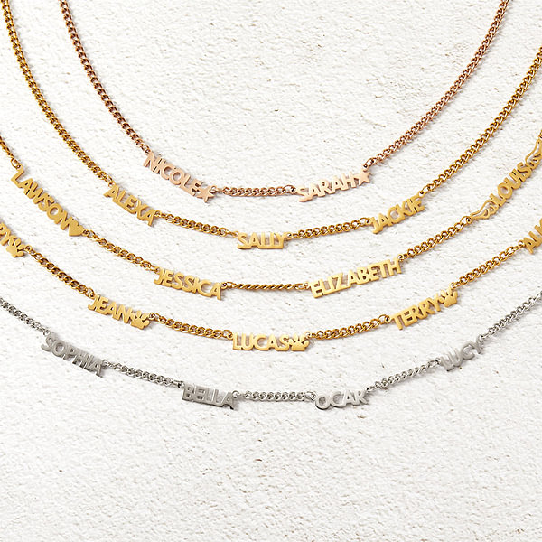 JewelryWe Collana Personalizzata Incisione Foto Testo Data Regali per Uomo Padre, Collana Memoriale, Collana con Cuore,Regalo San Valentino