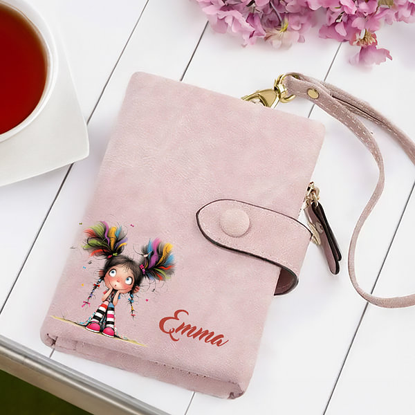 Portafoglio Per Bambini Con Cordino - 3 Ante Per Monete, Carte E Banconote - Foto 6