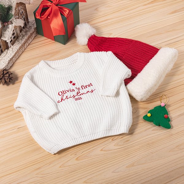 Maglione Natalizio Per Bambini Santa Claus Happiness - Foto 6
